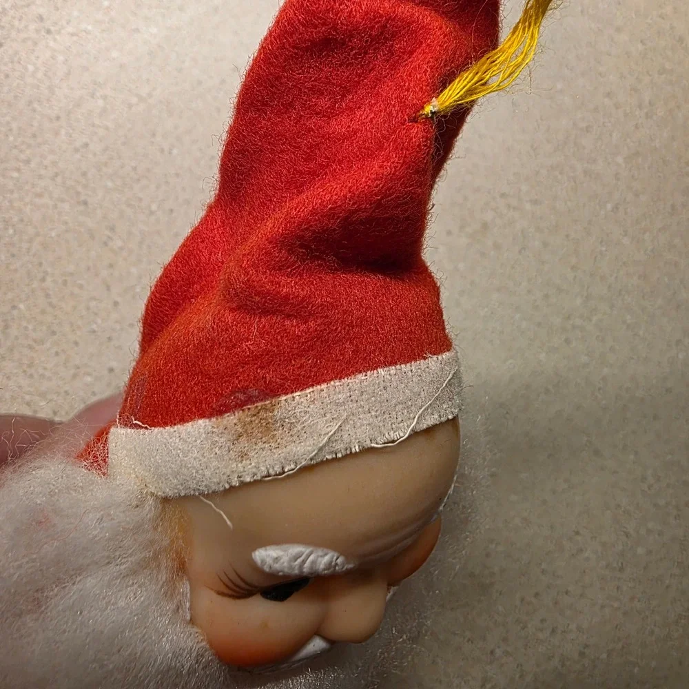 Vintage Santa Claus Knee Hugger Elf Doll 12